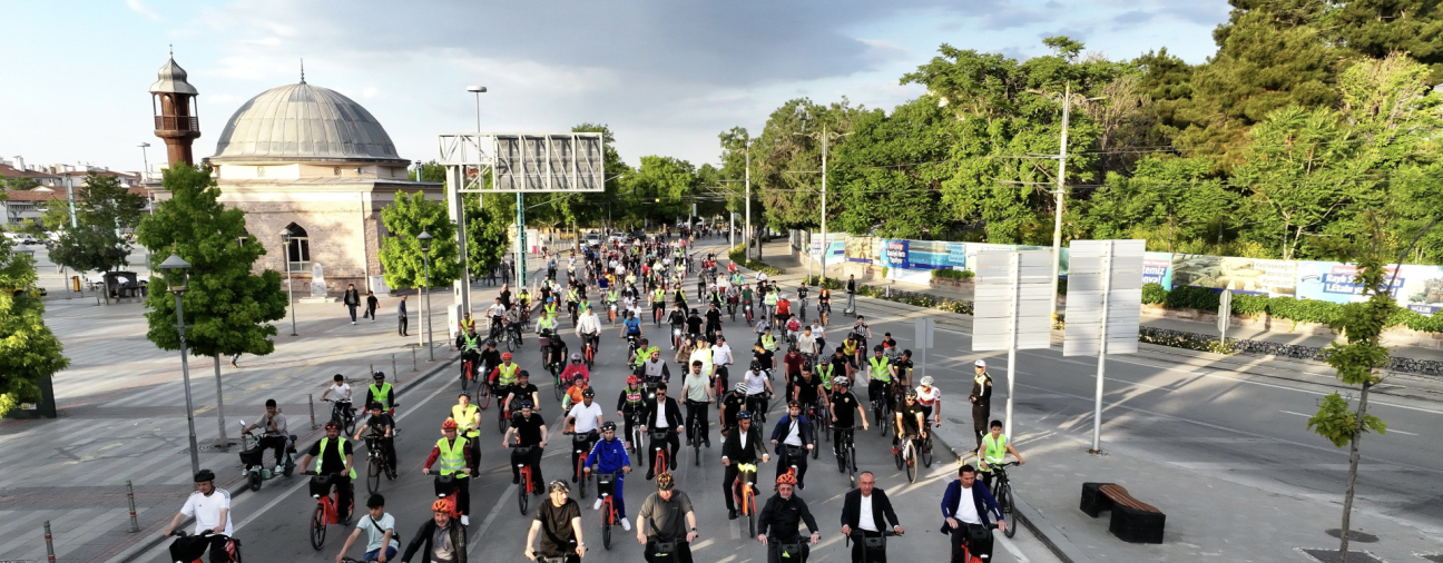 Thousands Join Simultaneous Cycling Rides Across Konya’s 28 Districts