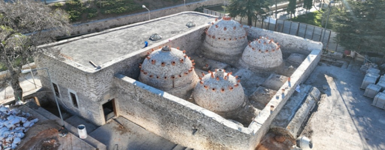 Sille's Historic Hacı Ali Ağa Bathhouse Under Restoration