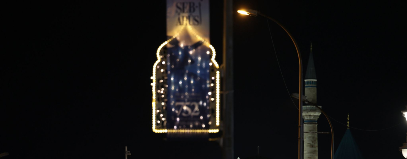 City Lights Create Festive Atmosphere in Konya