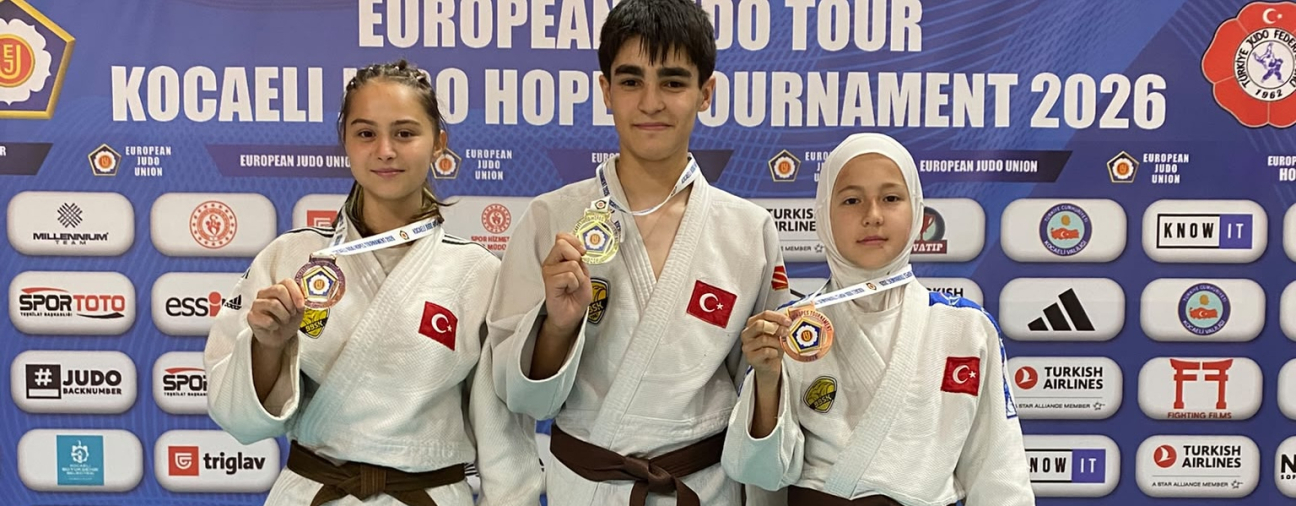 Konya Büyükşehir Belediyespor Wins Three Medals at European Judo Cup