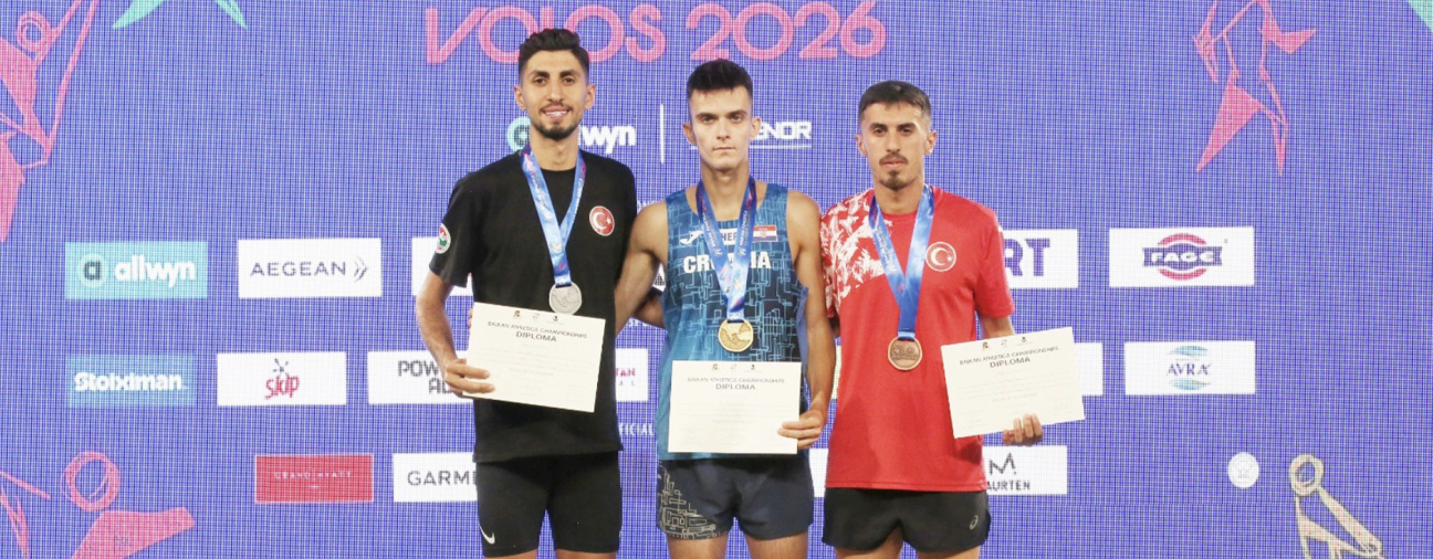 Bronze Medal at the Balkan Athletics Championships