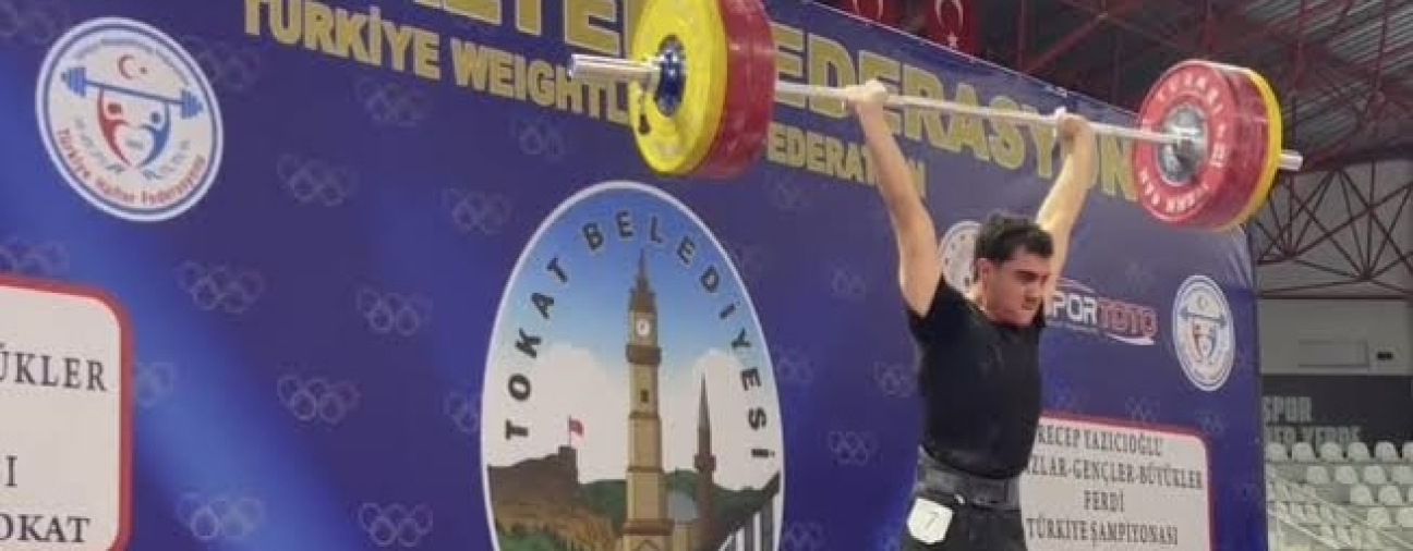 Berk Esergün Crowned Turkish Champion in Weightlifting