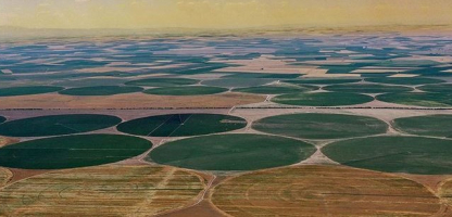 Giant Circular Fields Showcase Modern Farming in Konya