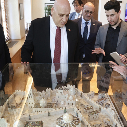 Palestine’s Ambassador to Ankara Visits Konya and Meets Mayor Altay