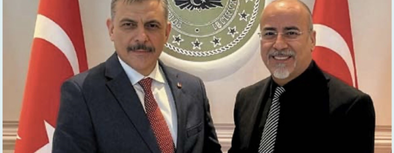 The Konya News Editor-in-Chief Kerem İşkan Visits Interior Minister Çiftçi