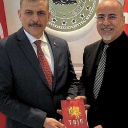 The Konya News Editor-in-Chief Kerem İşkan Visits Interior Minister Çiftçi