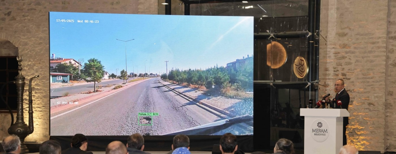 Meram Municipality Wins Award for AI Road Damage Project