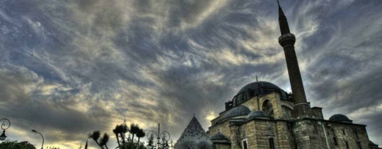 The Historical Serafeddin Mosque in Konya
