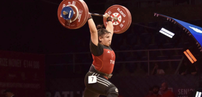 Selcuk University Student Sets European Record in Weightlifting