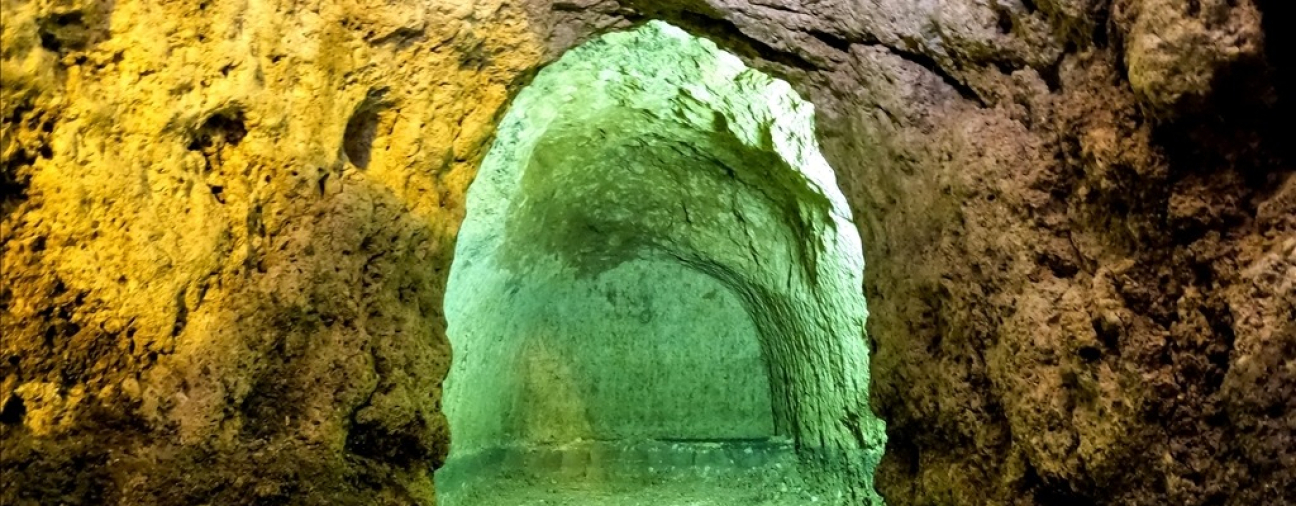 Living Spaces Found in the Underground City in Konya